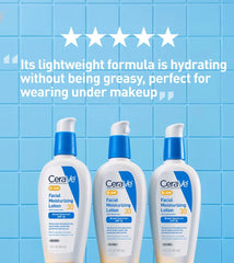 CeraVe AM Facial Moisturizing Lotion SPF 30 – Oil-Free Daily Sunscreen with Ceramides, Hyaluronic Acid & Niacinamide | All Skin Types