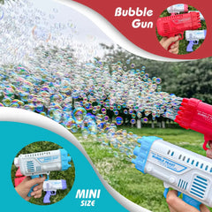 Electric Bubble Machine Toy for Kids – Automatic LED Bubble Maker | Battery Operated Bubble Blower for Outdoor Play, Parties & Family Fun