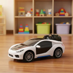 Rechargeable RC Sports Car with 3D LED Lights & Realistic Spray Effect – High-Speed Remote Control Car for Kids | Indoor & Outdoor Racing