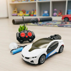 Rechargeable RC Sports Car with 3D LED Lights & Realistic Spray Effect – High-Speed Remote Control Car for Kids | Indoor & Outdoor Racing