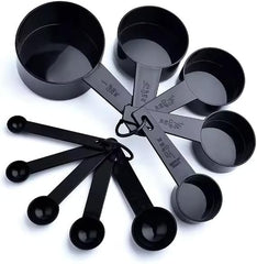 Measuring Cups & Spoons Set 8pcs | Color-Coded Kitchen Baking & Cooking Tools