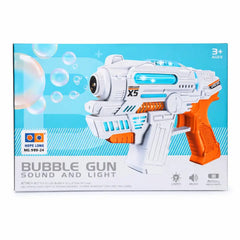 Automatic Bubble Machine Gun with LED Lights & Music – Continuous Bubble Blaster for Kids | Indoor & Outdoor Party Fun