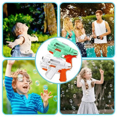 Automatic Bubble Machine Gun with LED Lights & Music – Continuous Bubble Blaster for Kids | Indoor & Outdoor Party Fun