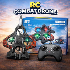 RC Combat Aircraft Drone – Remote Control Flying Jet Toy for Kids | High-Speed Indoor & Outdoor RC Plane (Ages 6+)