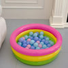 Rainbow Inflatable Kids Swimming Pool – Portable Outdoor & Balcony Play Pool