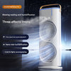 USB Dual-Head Rotating Mist Fan with Color Night Light — 3 Speed Settings | 360° Rotation | Portable Desk Cooling Fan 2026