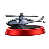 Solar Rotating Air Freshener – Helicopter Aroma Diffuser | Aluminum Alloy | Blue