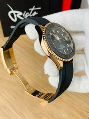 Men's Multicolor Chronograph Watch | Bold Rubber Strap | Sporty Dial | Quartz Movement | Pakistan