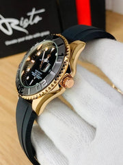 Men's Multicolor Chronograph Watch | Bold Rubber Strap | Sporty Dial | Quartz Movement | Pakistan