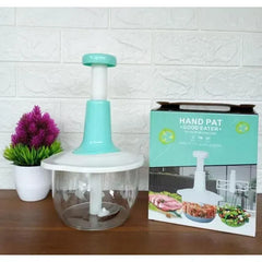 Premium Manual Push Food Chopper | ABS Plastic Multicolor Kitchen Tool 2026 – Chop, Grind & Crush Effortlessly