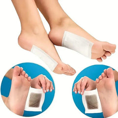 Detox Foot Pads – Premium Breathable Cloth Patches for Foot Care & Fatigue Relief | Beige | Pack of 10