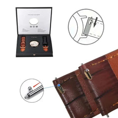 Men's Watch Gift Set | Stainless Steel Quartz Watch + 2 Interchangeable Straps | 3-Piece Set Pakistan
