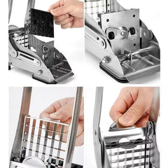 Premium Stainless Steel Vegetable Cutter & Chopper – Compact, Rust-Proof & Easy to Clean