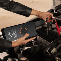 Super Energy 2-in-1 Jump Starter 1000A – Portable Car Battery Booster & Tire Inflator | Digital Display, Multi-Unit Pressure | Cars, Bikes & Trucks