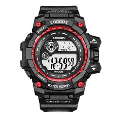 Men's Digital Sport Watch | Black & Blue | 24-Hour Display | Water Resistant | Long Battery Life | 24mm Pakistan