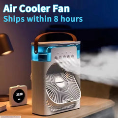 Portable Air Humidifier Fan 20W | White | Cool Mist Ultrasonic Humidifier for Home & Office