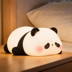 Rechargeable Panda Table Lamp – Cute LED Night Light for Kids & Home Decor | Black & White