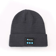 Bluetooth Music Hat V5.0 Waterproof Blue