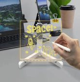 DIY Acrylic Luminescent Message Lamp | LED Glowing Board | Write & Draw Your Own Notes | Room Décor & Gift