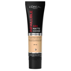L'Oréal Paris Infallible 32H Matte Cover Foundation SPF25 | Full Coverage Matte Finish