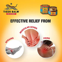 Tiger Balm Red Ointment | Warming Herbal Pain Relief Balm | 9ml & 21ml