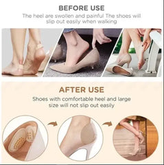 Heel Cushion Pads – Anti-Slip & Anti-Blister Shoe Inserts | Premium Foot Care (1 Pair)