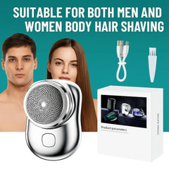 Mini Portable Electric Shaver — Rechargeable Honeycomb Blade | Wet & Dry | Unisex
