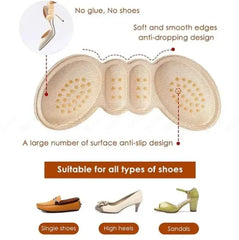 Heel Cushion Pads – Anti-Slip & Anti-Blister Shoe Inserts | Premium Foot Care (1 Pair)