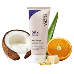 FLICKA Professional Silk Touch Milk-Cream Moisturizer & Primer | 2-in-1 Hydrating Makeup Base