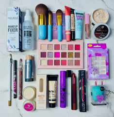 20 Items Makeup Deal Combo Kit | Complete Face, Eye, Lip & Nail Bundle for Beginners & Gifting