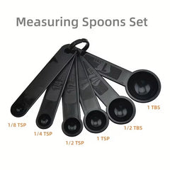 Measuring Cups & Spoons Set 8pcs | Color-Coded Kitchen Baking & Cooking Tools