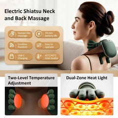Shoulder & Neck Massager – Portable Kneading Muscle Relief Device