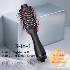 One Step Hot Air Brush | 3-in-1 Hair Dryer, Volumizer & Styler