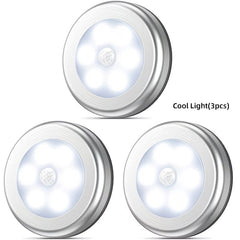 Sticky Tap Light | Wireless LED Touch Night Light | Stick-On Battery Operated | Cabinet Closet Stair Light Pakistan