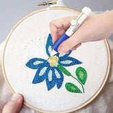 Magic Embroidery Pen Set – 3D Punch Needle Tool Kit for DIY Weaving, Cross Stitch & Creative Embroidery Designs