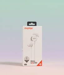 Faster F-9T Type-C Wired In-Ear Earphones – Real Sound Quality | USB-C Plug & Play | Compatible with All Type-C Devices
