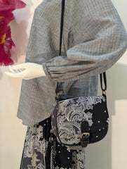 Grey Tunic & Printed Palazzo Set | Women's Co-Ord Two-Piece Outfit