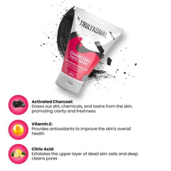 Truly Komal Charcoal Face Wash – Deep Detox & Oil Control Cleanser 100ml | 2026 Skincare Essential