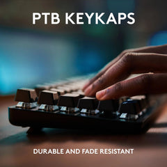 Mechanical Gaming Keyboard – Full-Size Layout, Tactile Key Switches & Textured Keycaps | Sturdy Build for Gaming & Office Use