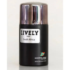 LIVELY Paris South Africa Deodorant Body Spray for Men | Seductive & Fresh