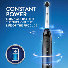 Oral-B Pro Battery Power Toothbrush – Precision Clean | Removes More Plaque than Manual | Includes Brush Head & Batteries