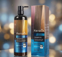 Keratin Nutrition Smooth Shampoo 900ml | Professional Frizz Control & Hair Repair Shampoo