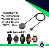 Magnetic Watch Charger for Samsung Galaxy Watch – Fast Wireless Charging, USB-A | Compatible with Active 2, Watch 3, 4, 5 & 6