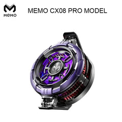 Memo Magnetic Cooler Fan CX08 & CX08 Pro – USB-Powered Smartphone Cooling Fan | Magnetic + Clip Mount | Gaming Phone Cooler