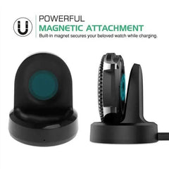 Samsung Gear S3 Classic & Frontier Smartwatch Charging Dock – USB Plug & Play, Stable Dock Design | Home, Office & Travel
