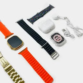 R20 Ultra Max Suit 10-in-1 Smart Watch & TWS Earphones Combo – 2.3" Infinite Display, Fitness Tracking & Wireless Audio