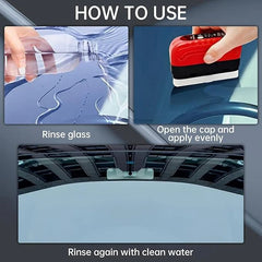 Glass Cleaning Board | Oil Film Remover & Protective Glass Care Tool