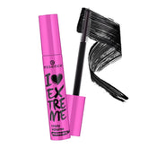 Essence I Love Extreme Crazy Volume Mascara | Bold Black Volumizing Mascara with Fiber Brush
