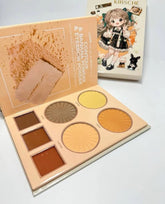 KIRSCHE Professional 4-in-1 Makeup Palette Set – Contour, Banana Powder, Eyebrow & Eyeshadow Collection