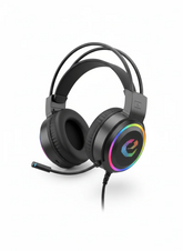 RGB Gaming Headphone – Multicolor LED Lighting, Built-In Adjustable Mic & Over-Ear Wired Design | Immersive Gaming Audio